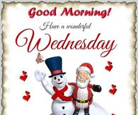 Good Morning Wednesday Christmas