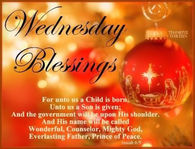 Wednesday Christmas Blessings