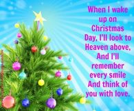 thinking of you Christmas day