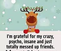 Merry Christmas Crazy Friends