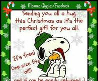 Sending you a Christmas hug
