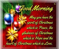 Christmas Good Morning