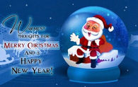 Warmest thoughts for a Merry Christmas and a Happy New Year