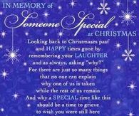 In Memory of someone special at Christmas