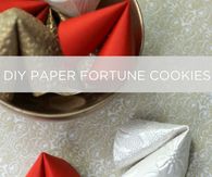 DIY Paper Fortune Cookies