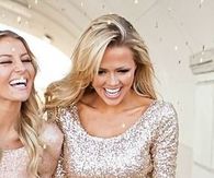 Gold Glitter New Years Eve Party Dress