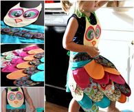 How to make a kids owl apron