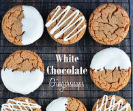 How to make white chocolate gingersnaps