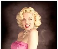 Marilyn Monroe in Pink Satin Gown