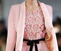 Pink Blazer & Skirt Outfit
