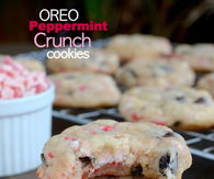How to make oreo peppermint crunch cookies