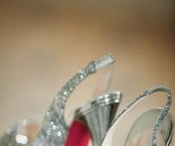 Christian Louboutin Glamorous Sparkling High Heels