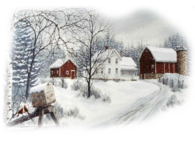 Beautiful Winter Farm