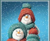 Cute Snowman Trio