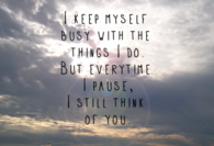 i still think of you