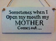 When I open my mouth
