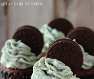 Mint Oreo Cupcakes