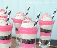 How to make candy cane pudding parfaits