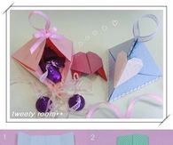 How to make a origami heart lock