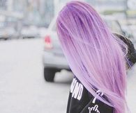 Lavender hair