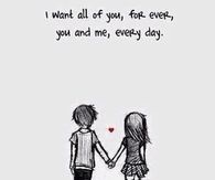 I want all of you, forever