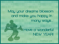 New Year's wishes