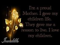 I'm a proud Mother