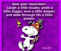 New Years Resolution