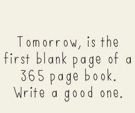 tomorrow is New Years Day