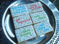 New Year's Resolution Cookies