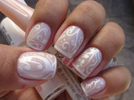 Pretty White Nail Art