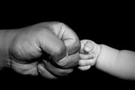 Father and son fist