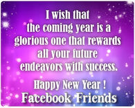 Happy New Year Facebook Friends