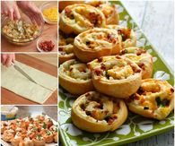 How to make loaded potato pinwheels