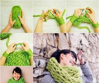 How to make a 30 min arm scarf