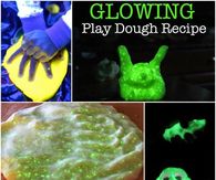 How to make glow in the dark play dough