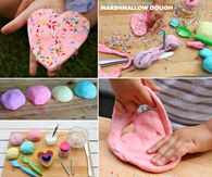 How to make marshmallow dough