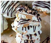 White chocolate peanut butter pretzels