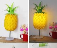 How to make a pineapple lampshade