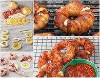 Recipe for bacon pineapple mozzarella