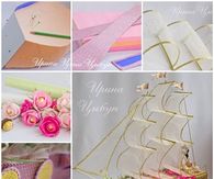 How to make a floral sailboat