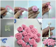 How to make an origami rose bouquet