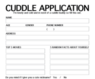 Cuddle Application
