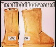 The official footwear of girls with quote tattoos