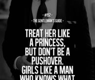 Girls like a man who knows what he wants