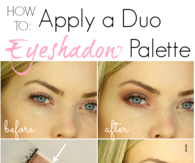 DIY Duo Eye Shadow Palette
