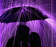A kiss under Purple Rain 