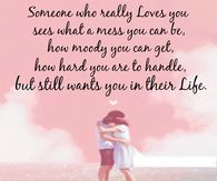 Someone who really loves you...