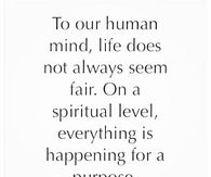 On a Spiritual level