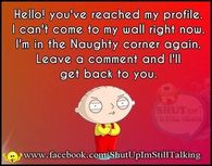 If I ever get outta the Naughty cornor ;-O